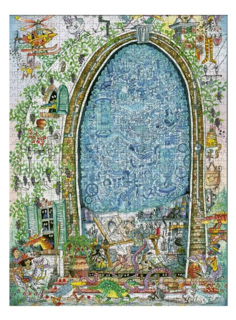 Heye Puzzle 1000 piezas Artist Mind Genial (06429932)-1