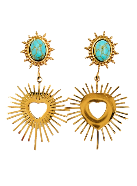 Aros De Fiesta, Sagrado Corazón Turquesa, Matrimonio y graduación-0