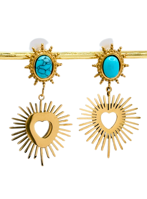 Aros De Fiesta, Sagrado Corazón Turquesa, Matrimonio y graduación-1