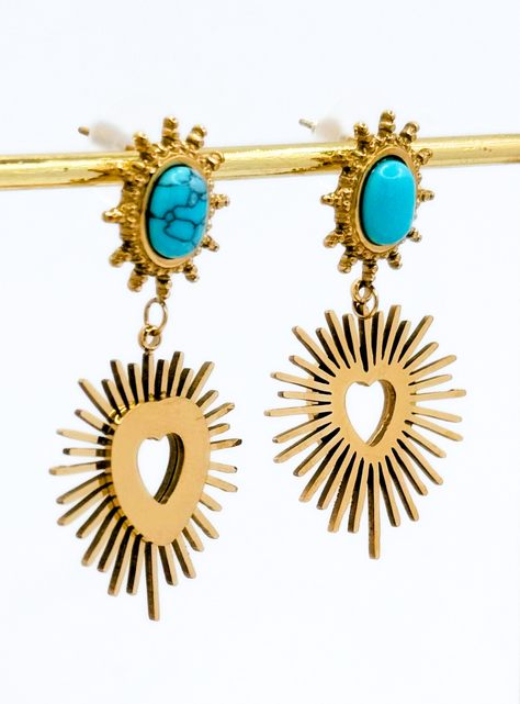 Aros De Fiesta, Sagrado Corazón Turquesa, Matrimonio y graduación-4