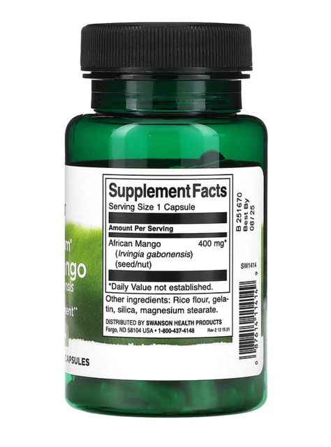 Mango Africano Full spectrum 400mg, 60caps -1
