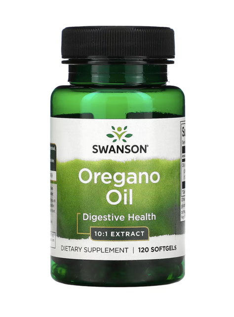 Aceite de oregano Swanson Extract 10:1 120 softgels Salud Digestiva -0