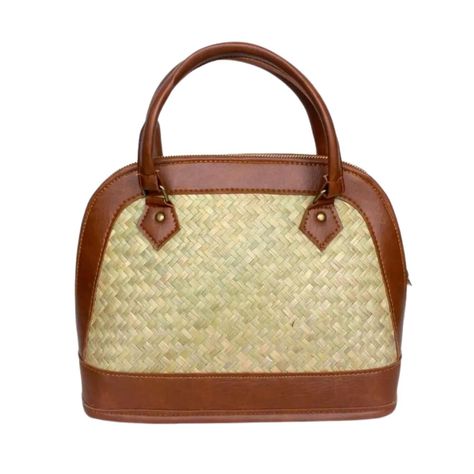 Cartera Bambú tejido Vintaje-4
