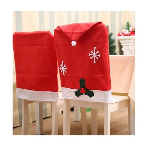 Funda Silla Comedor Pack 2 , Decora Tu casa Para Esta Navidad-3