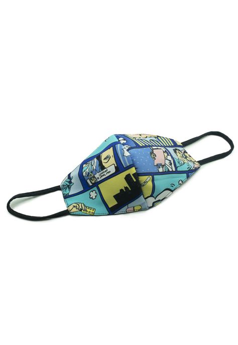 Mascarilla Antifluido Lavable Mike's Pop Art-5