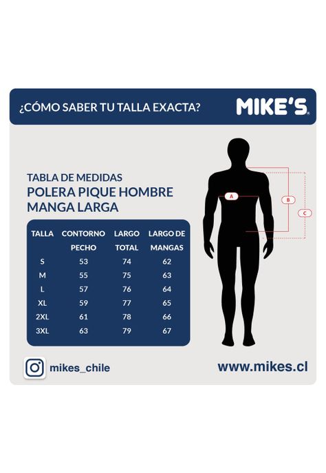 Polera Piqué 80/20 Hombre M/l UV+ Mike`s-3