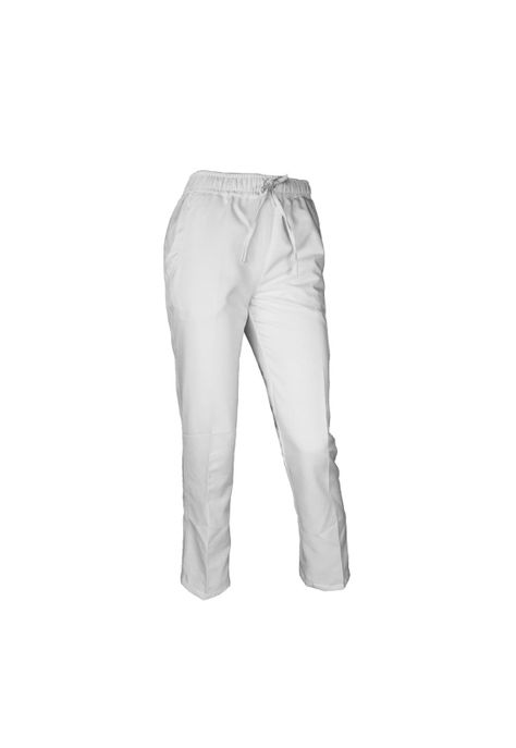 Pantalón Mujer Blanco Mike's Antifluido Uniformes Clínicos-1