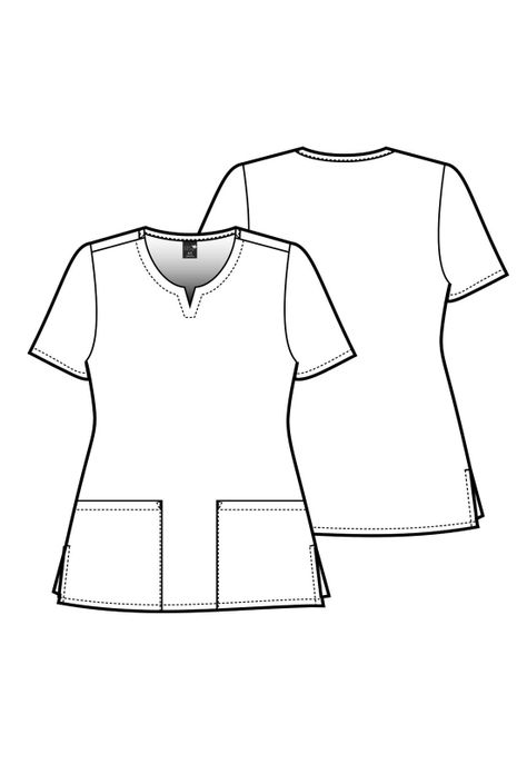 Polera Clínica Mujer Zoe-Chloe SPMK Estampada-3