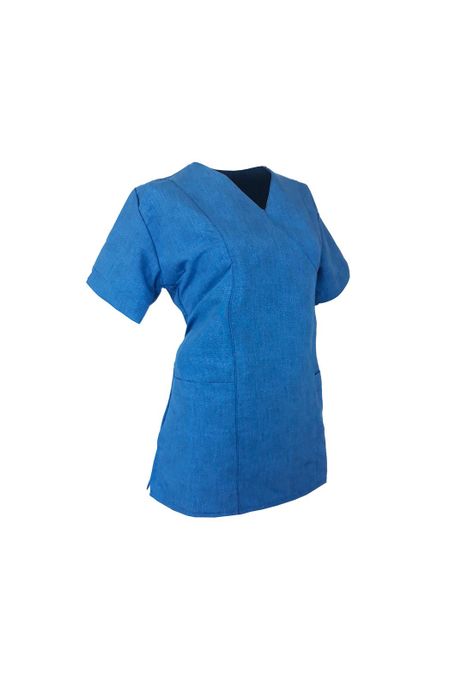 Polera Mujer Jean Mike's Antifluido Uniformes Clínicos-1