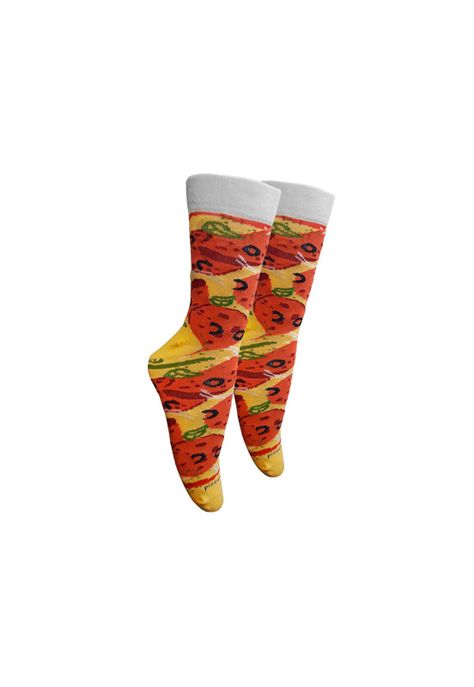 Calcetines Caja Pizza Unisex Pack 4-3
