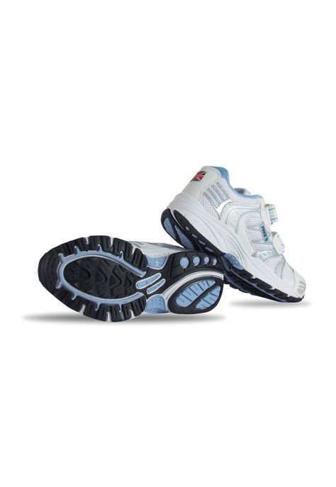 Zapatilla Niño Mike`s Blanca Celeste-1