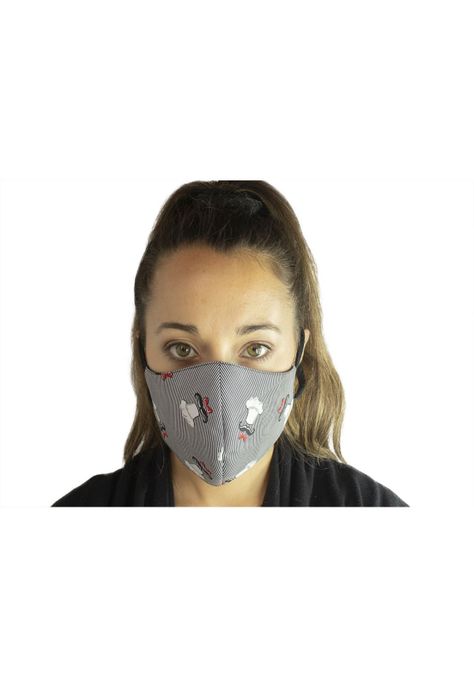 Mascarilla Antifluido Lavable Mike's Chef-1