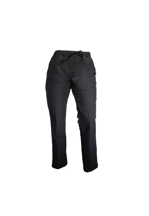 Pantalón Mujer Negro Mike's Antifluido Uniformes Clínicos-0