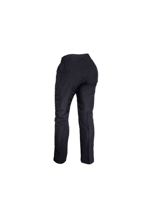 Pantalón Mujer Negro Mike's Antifluido Uniformes Clínicos-3