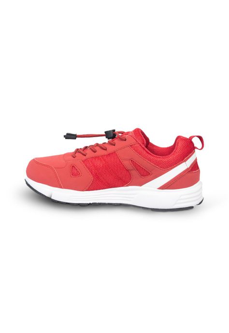 Zapatilla Con Cordón Elasticado Roja Mike's-4