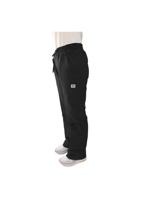 Pantalón Mujer Negro Mike's Antifluido Uniformes Clínicos-2