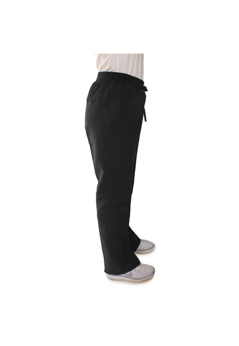 Pantalón Mujer Negro Mike's Antifluido Uniformes Clínicos-4