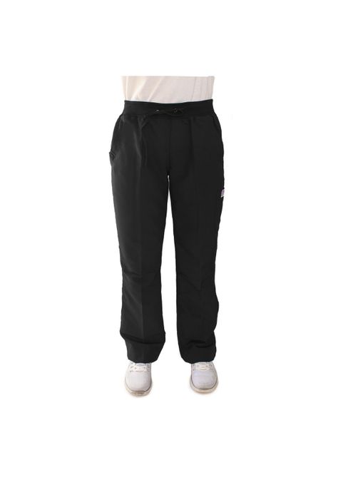 Pantalón Mujer Negro Mike's Antifluido Uniformes Clínicos-5