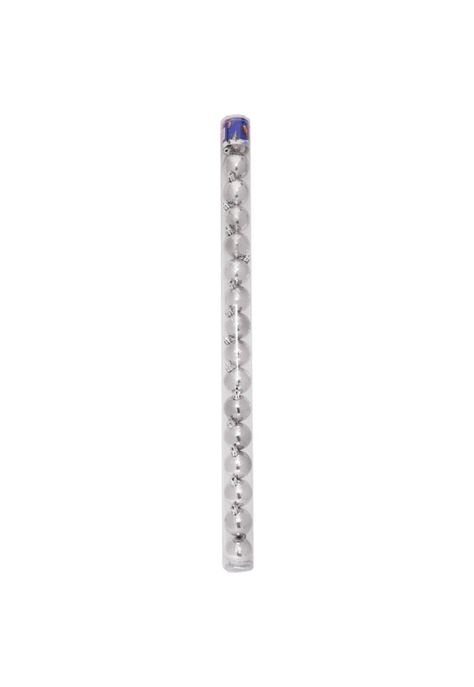 Set de 16 esferas de 4 cms color plata-0