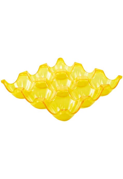 Set de 3 bandejas para huevos amarillo-0