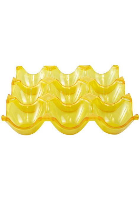 Set de 3 bandejas para huevos amarillo-1