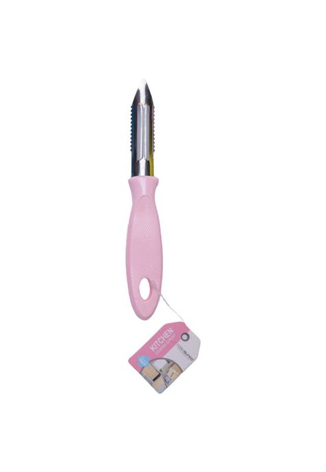 Kit de rebanador y peladores rosado-3