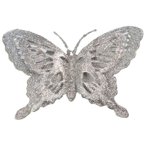 MARIPOSAS COLGANTES 3 UNIDADES PLATEADO-1