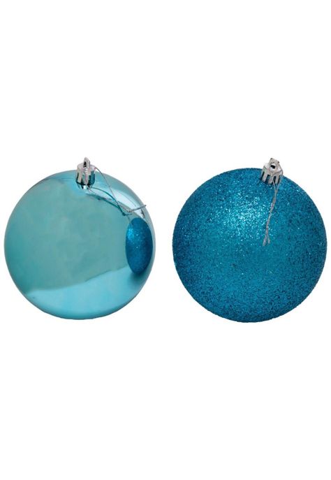 Set de 6 esferas navideñas 10 cms calipso-1