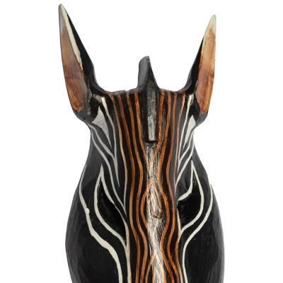 MASCARA DE ZEBRA NEGRO CON RAYAS CAFÉ-1