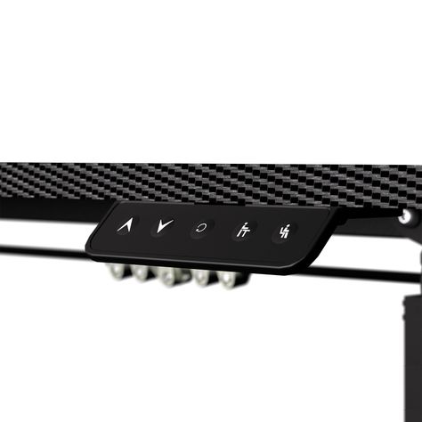 Escritorio con elevación automática Fantech WorkStation WS311 Carbon Black-3