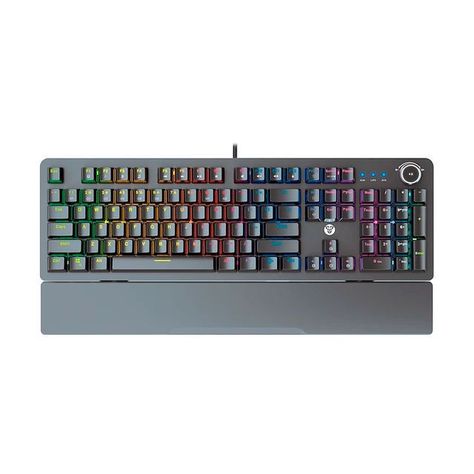 Teclado mecánico gamer Fantech MAXPOWER RGB MK853 en español-0