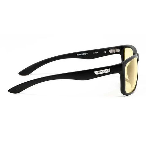 Lentes de descanso con filtro azul Gunnar Intercept Onyx Amber 65% BlueBlock-2