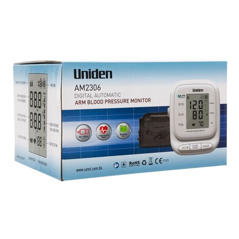Medidor De Presion Arterial Uniden Am-2306-4