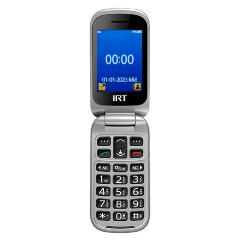 Teléfono Irt Senior 4g S O S Para Adulto Mayor Almeja 330n-2