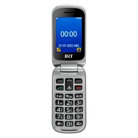 Teléfono Irt Senior 4g S O S Para Adulto Mayor Almeja 330r-1