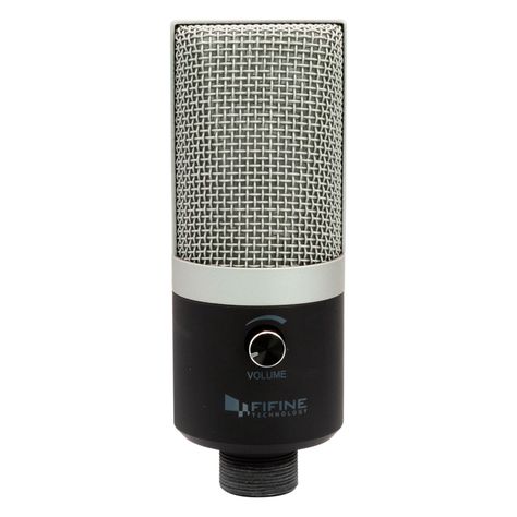 Micrófono Fifine T670 Condensador Cardioide Negro plata-5