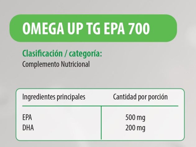 Omega Up Tg Epa 700 + Mascarilla Con Cobre-3
