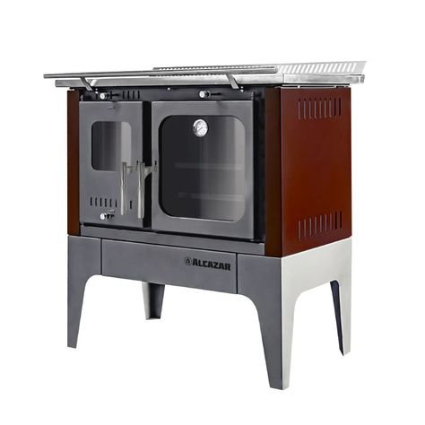 Cocina a Leña Alcazar Europea S900 Burdeo-7