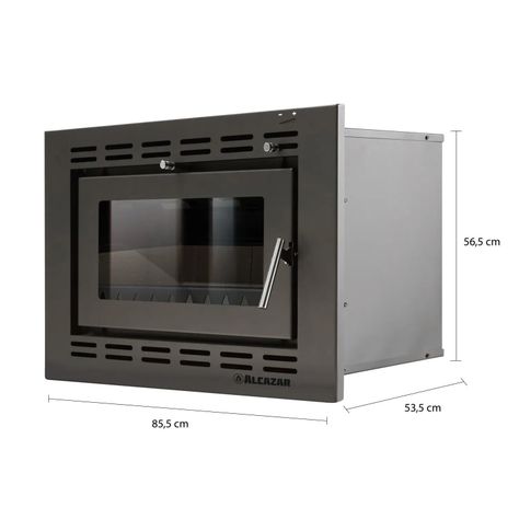 Estufa a Leña Alcazar Mont Blanc Insert-2