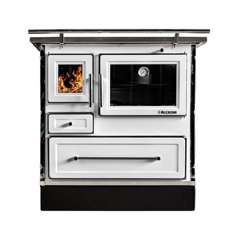 Cocina a Leña Alcazar MZ 90 Blanca-0