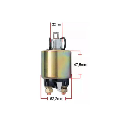 Selenoide Motor De Partida Para Motor 186f-1
