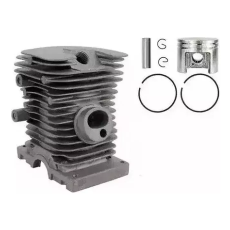 Kit Cilindro Pistón Y Anillos Motosierra Ms170-0