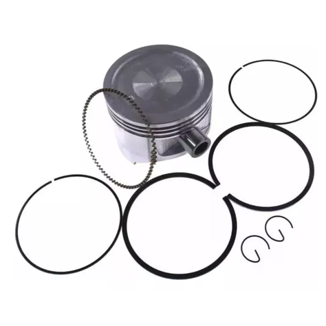 Kit Pistón Anillos Para Motor Honda Gx390 13hp-0
