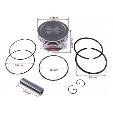 Kit Pistón Anillos Para Motor Honda Gx390 13hp-1