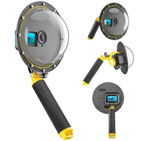 Domo Impermeable para Osmo DJI Action 3 / 4 / 5 Pro - Telesin-0