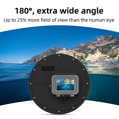 Domo Impermeable para Osmo DJI Action 3 / 4 / 5 Pro - Telesin-3