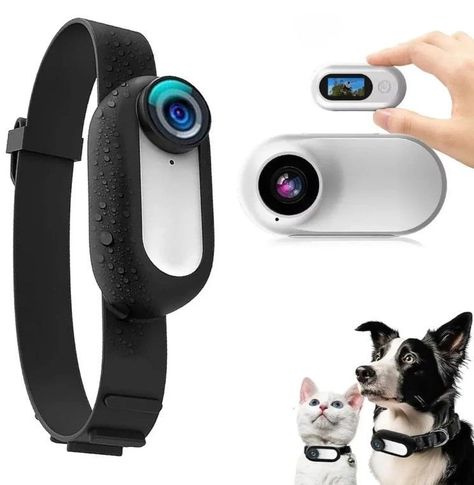 Cámara Deportiva para Mascotas y Acción con Collar HD A100 -0