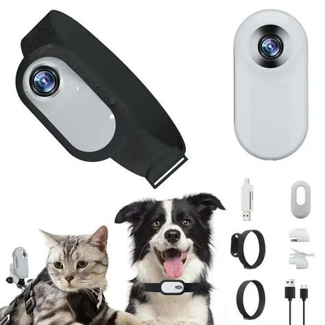 Cámara Deportiva para Mascotas y Acción con Collar HD A100 -6