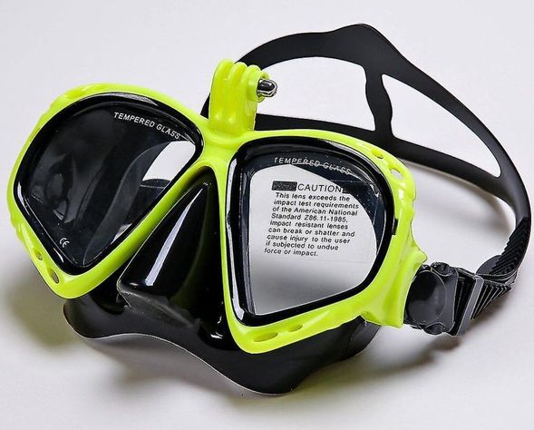 Lentes de Snorkel Amarillo Fluorecente para Cámara -1