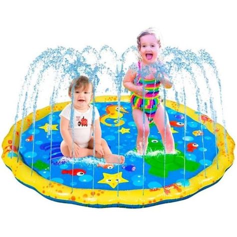 Alfombra Piscina Juego Agua Alfombra De Agua Niños Piscina de 137 cm-0